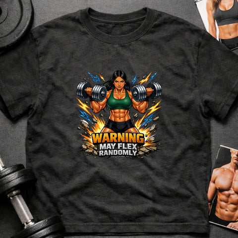 **“Warning May Flex Randomly” – Native American Female Dumbbells Edition**
