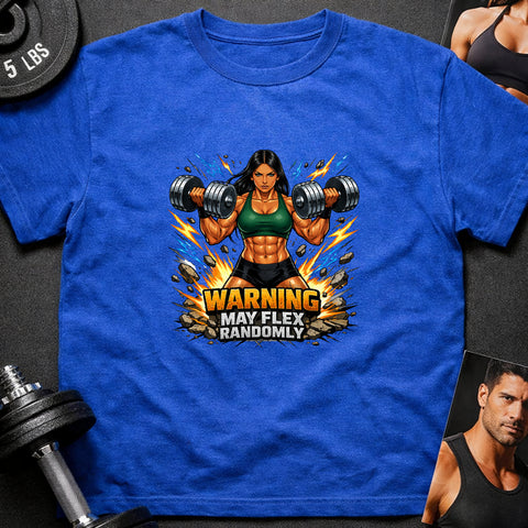 **“Warning May Flex Randomly” – Native American Female Dumbbells Edition**