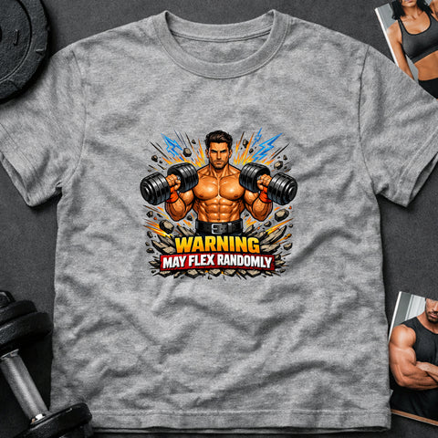 **“Warning May Flex Randomly” – Mediterranean Male Dumbbells Edition**