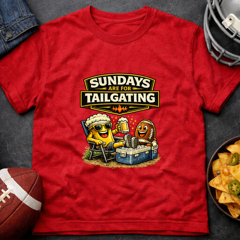 **“Sundays Are for Tailgating” – Funny Football Tailgate T‑Shirt**