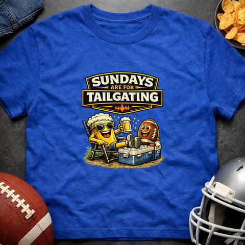 **“Sundays Are for Tailgating” – Funny Football Tailgate T‑Shirt**