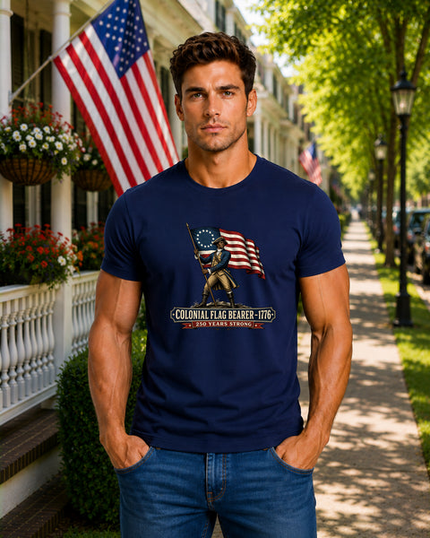 Colonial Flag Bearer – 1776