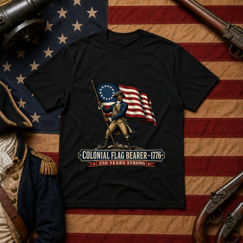 Colonial Flag Bearer – 1776