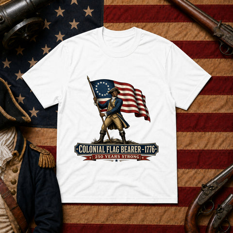 Colonial Flag Bearer – 1776