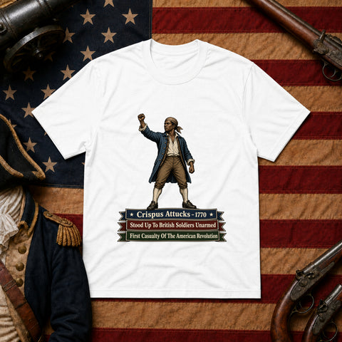 # ⭐ **“Crispus Attucks – 1770” – America‑250 Edition | Unisex**