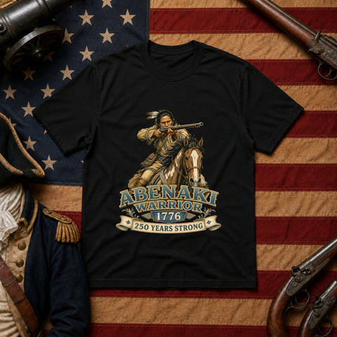 # ⭐ **Abenaki Warrior – 1776 – 250 Years Strong | Unisex**