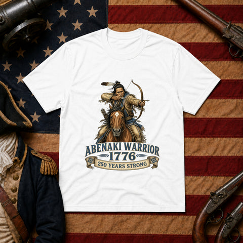 # ⭐ **Abenaki Warrior – 1776 – 250 Years Strong | Unisex**