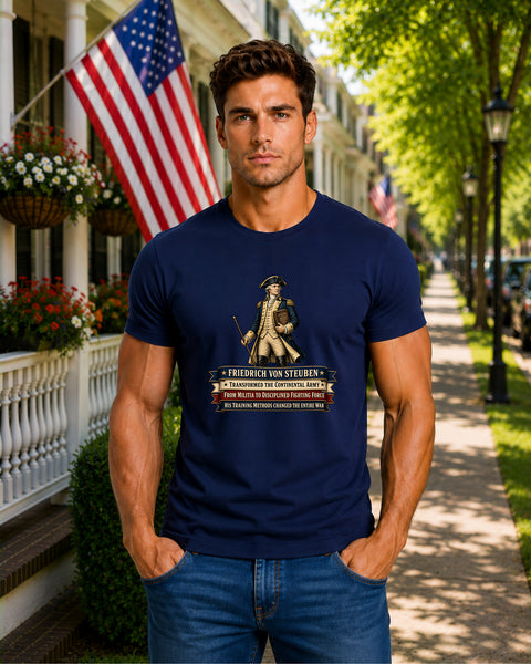 # ⭐ **“Friedrich von Steuben – Continental Army Reformer” – America‑250 Edition | Unisex**