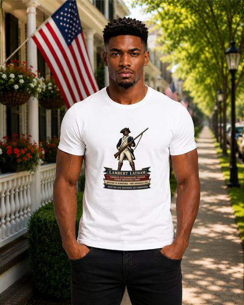 # ⭐ **“Lambert Latham – Sacrifice for Freedom” – America‑250 Edition | Unisex**