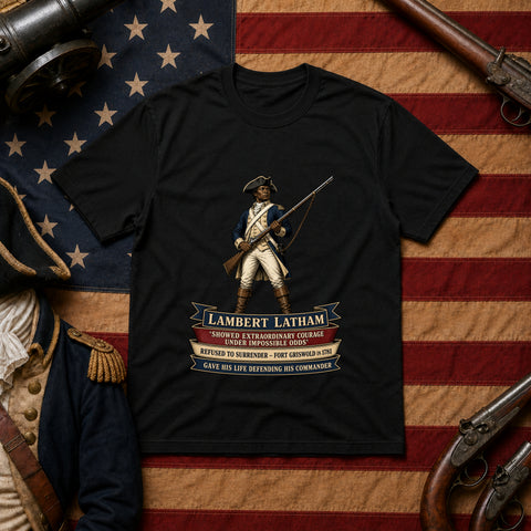# ⭐ **“Lambert Latham – Sacrifice for Freedom” – America‑250 Edition | Unisex**