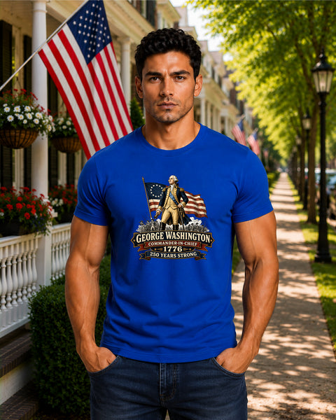 # ⭐ **George Washington – Commander‑in‑Chief – 1776” – America‑250 Edition | Unisex**