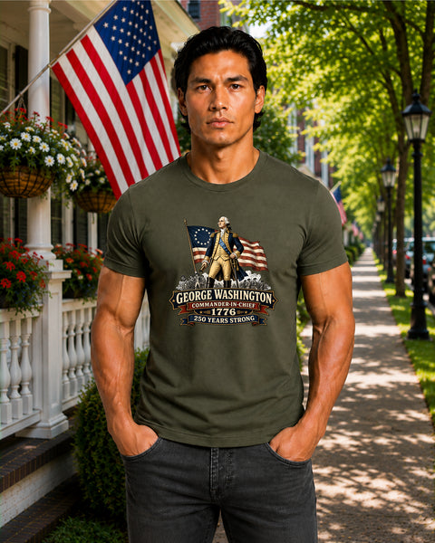 # ⭐ **George Washington – Commander‑in‑Chief – 1776” – America‑250 Edition | Unisex**