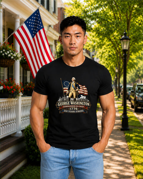 # ⭐ **George Washington – Commander‑in‑Chief – 1776” – America‑250 Edition | Unisex**
