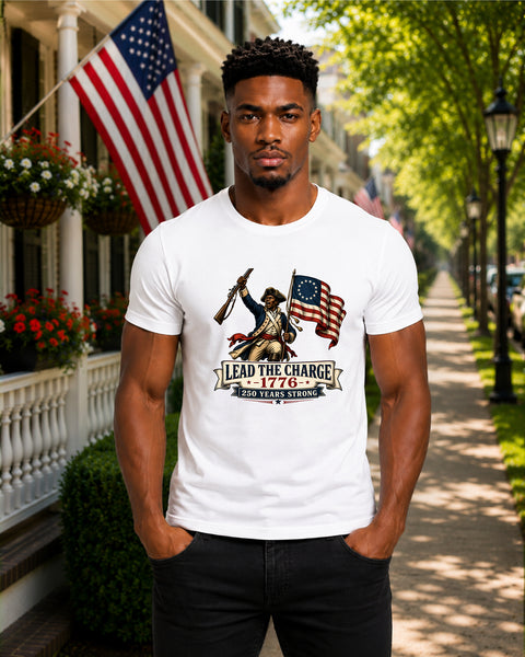 # ⭐ **“Lead the Charge – 1776” – America‑250 Edition | Unisex**