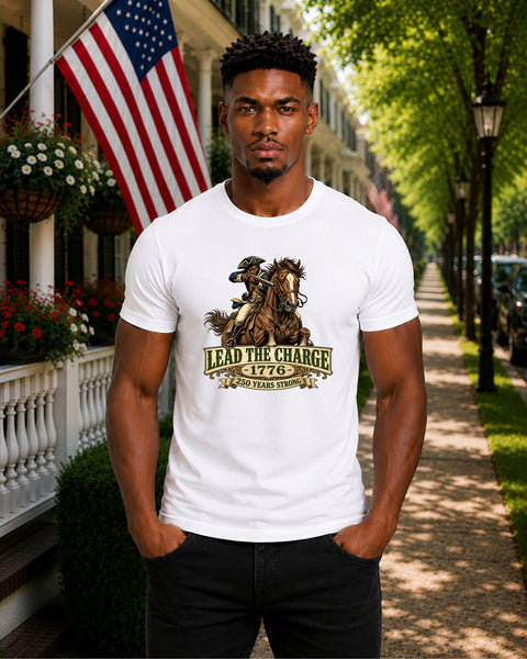 # ⭐ **Lead the Charge – 1776 Horseback Commander** – America‑250 Edition | Unisex