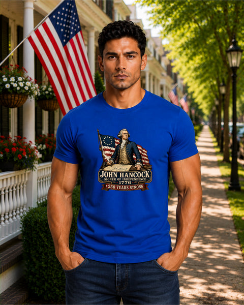 # ⭐ **John Hancock – Signer of Independence – 1776” – America‑250 Edition | Unisex**
