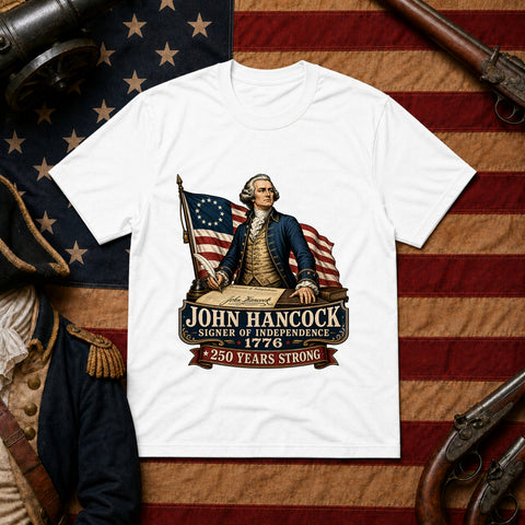 # ⭐ **John Hancock – Signer of Independence – 1776” – America‑250 Edition | Unisex**