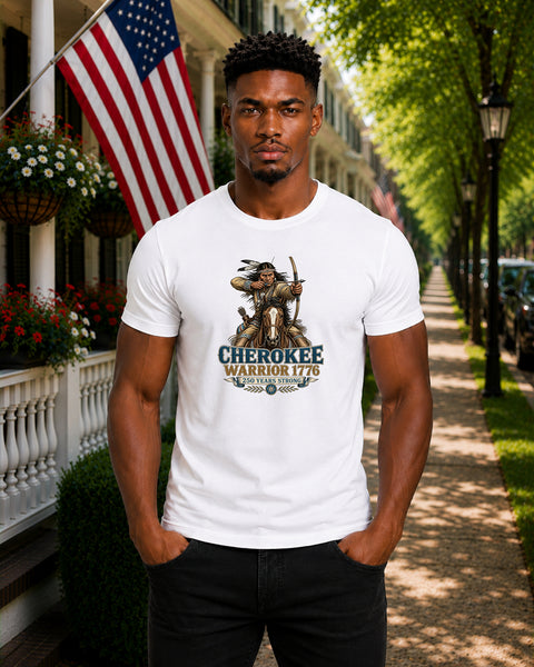 # ⭐ **Cherokee Warrior – 1776 – 250 Years Strong | Unisex**