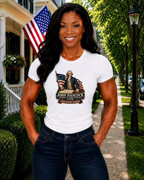 # ⭐ **John Hancock – Signer of Independence – 1776” – America‑250 Edition | Unisex**