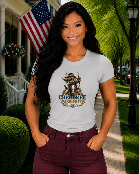# ⭐ **Cherokee Warrior – 1776 – 250 Years Strong | Unisex**