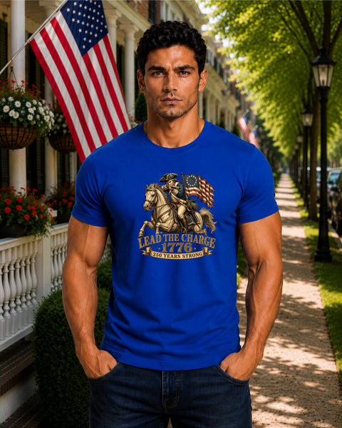 # ⭐ **Lead the Charge – 1776 – 250 Years Strong | Unisex**