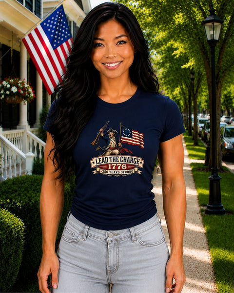 # ⭐ **Lead The Charge – 1776” – America‑250 Edition | Unisex**