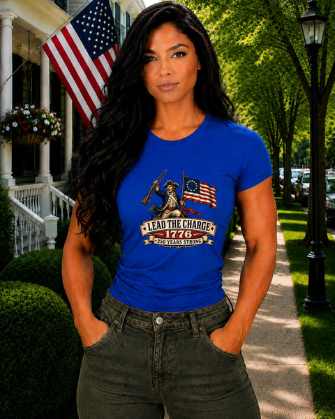 # ⭐ **Lead The Charge – 1776” – America‑250 Edition | Unisex**