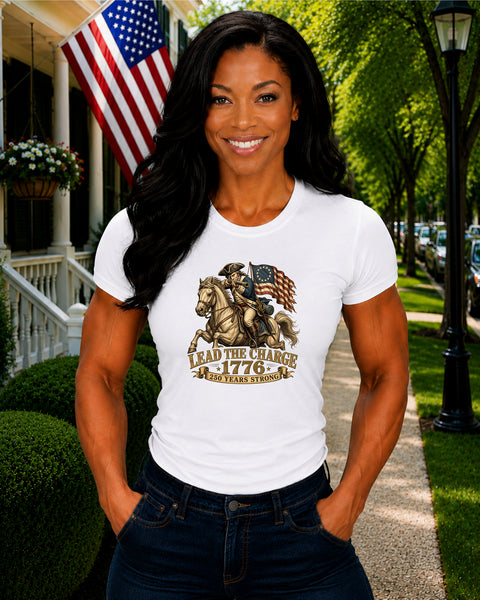 # ⭐ **Lead the Charge – 1776 – 250 Years Strong | Unisex**