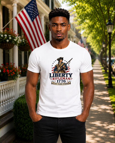 # ⭐ **Liberty Rifleman – 1776” – America‑250 Edition | Unisex**
