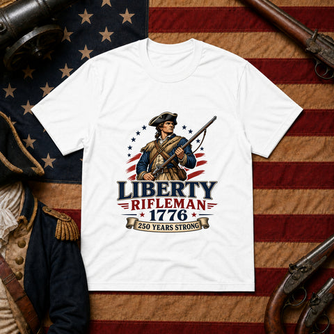 # ⭐ **Liberty Rifleman – 1776” – America‑250 Edition | Unisex**