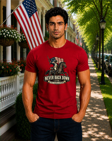 Never Back Down – Horseback Patriot