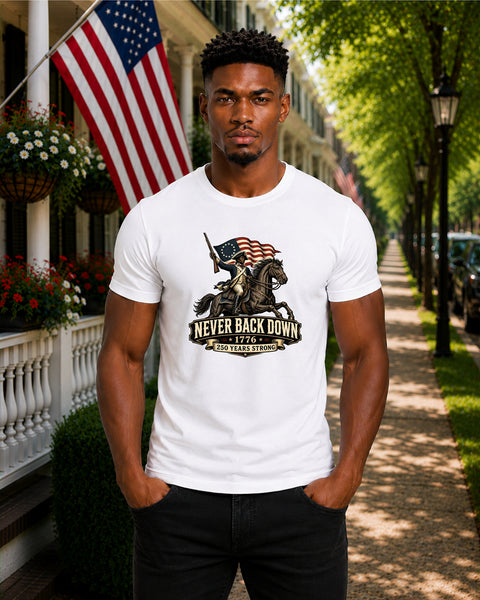 Never Back Down – Horseback Patriot