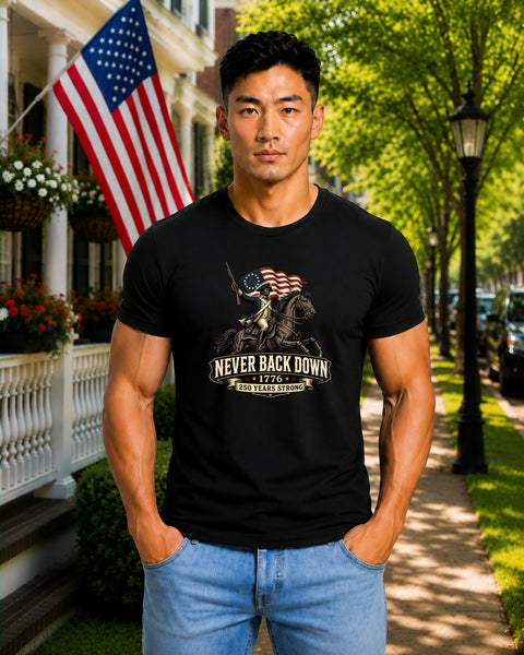 Never Back Down – Horseback Patriot