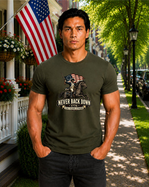 Never Back Down – Horseback Patriot