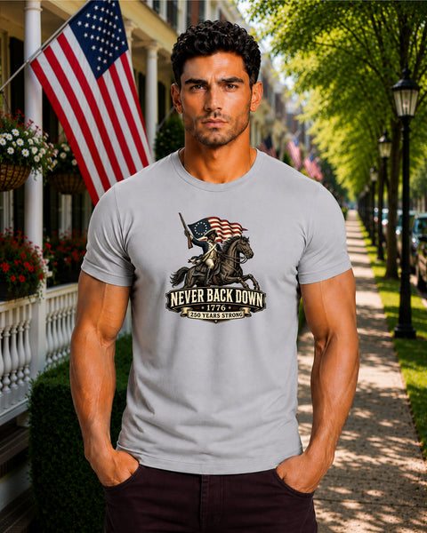 Never Back Down – Horseback Patriot