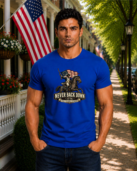 Never Back Down – Horseback Patriot