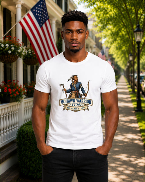 # ⭐ **“Mohawk Warrior – 1776” – America‑250 Edition | Unisex**
