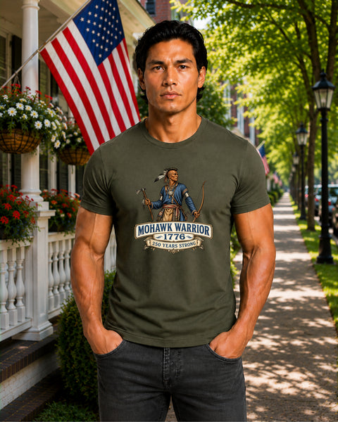 # ⭐ **“Mohawk Warrior – 1776” – America‑250 Edition | Unisex**