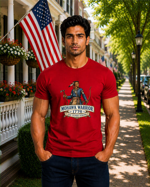 # ⭐ **“Mohawk Warrior – 1776” – America‑250 Edition | Unisex**
