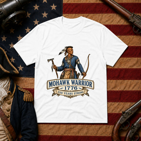 # ⭐ **“Mohawk Warrior – 1776” – America‑250 Edition | Unisex**