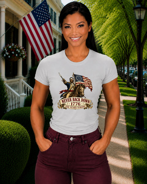Never Back Down – Horseback Patriot