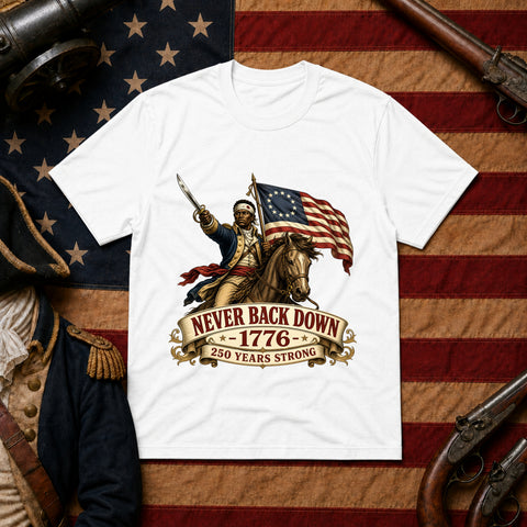 Never Back Down – Horseback Patriot