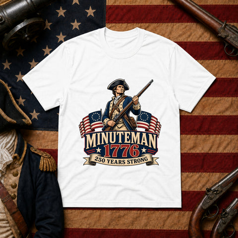 # ⭐ **Minuteman – 1776” – America‑250 Edition | Unisex**