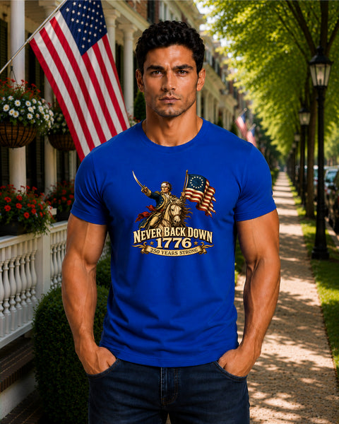 Never Back Down - Continental Horseman – 1776