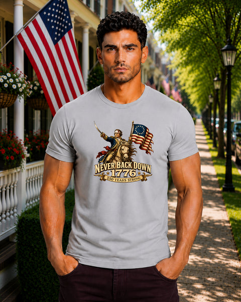 Never Back Down - Continental Horseman – 1776