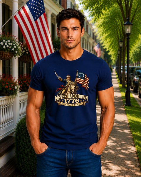 Never Back Down - Continental Horseman – 1776