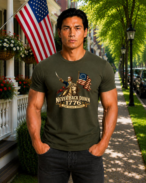 Never Back Down - Continental Horseman – 1776