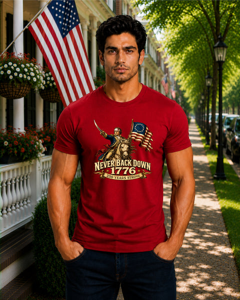 Never Back Down - Continental Horseman – 1776