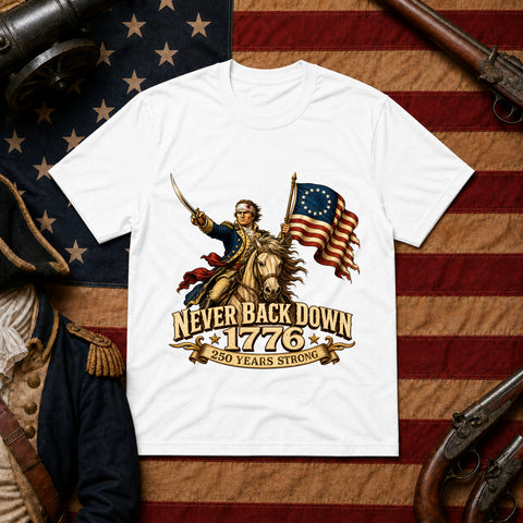 Never Back Down - Continental Horseman – 1776
