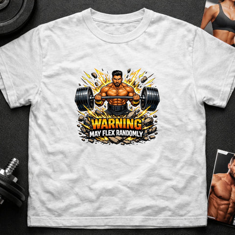 Warning May Flex Randomly – Middle Eastern Male Barbell Edition - Laugh Suppy